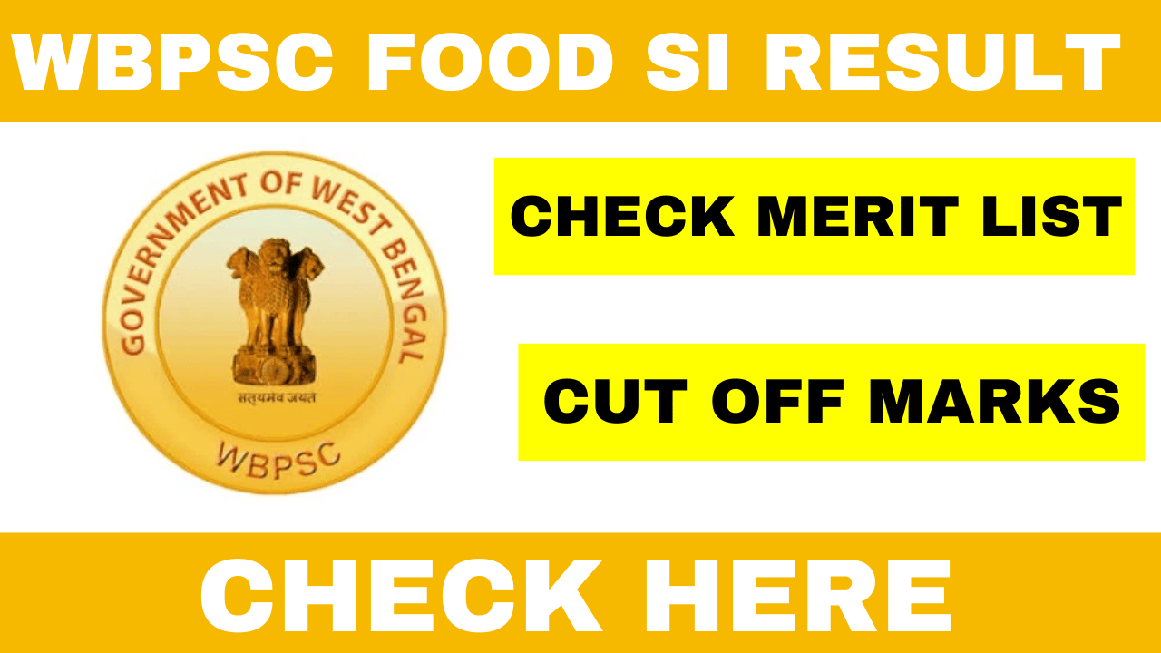 WBPSC Food SI Result 2024